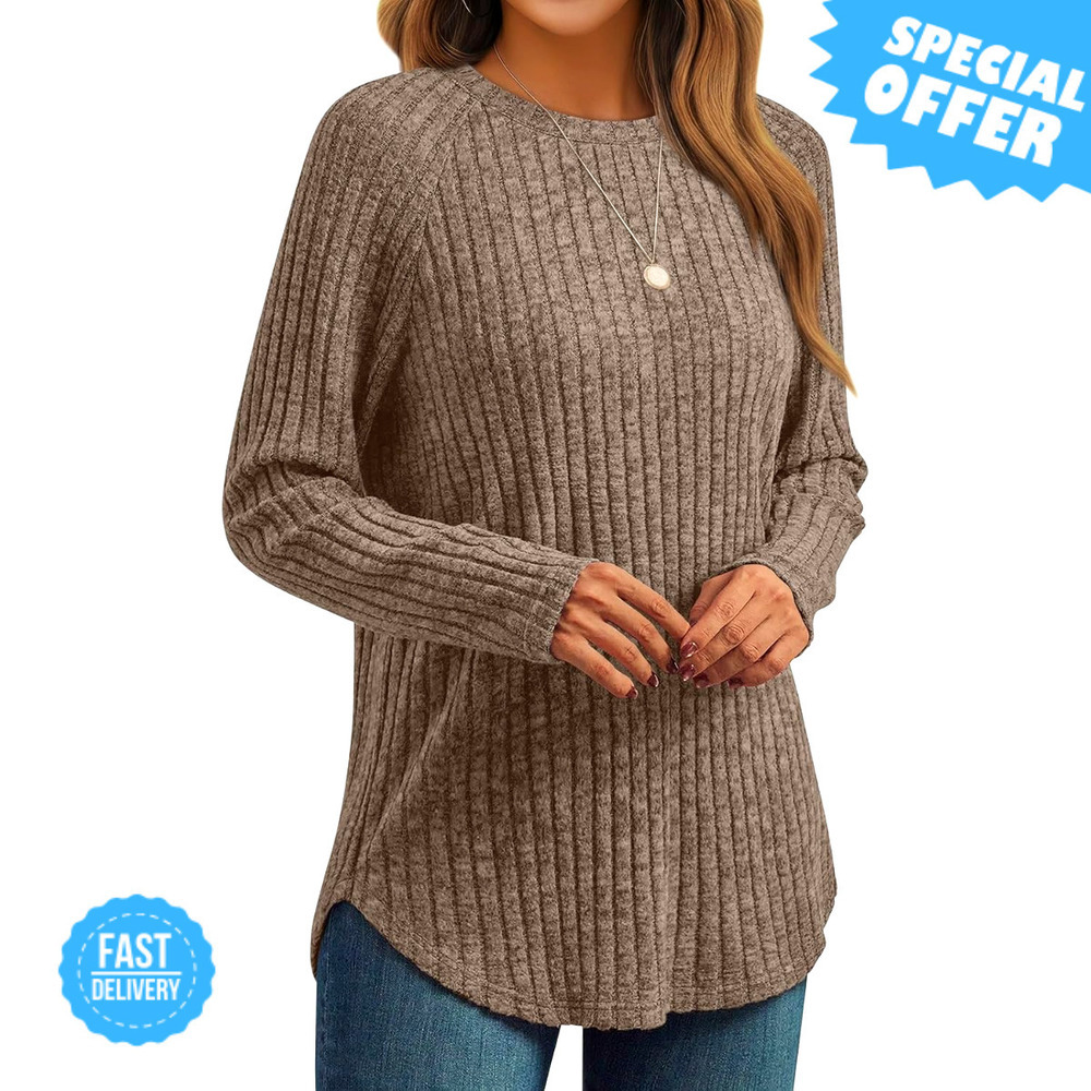 BRAND NEW AUTOMET Long Sleeve Casual Tunic Sweater for Fall